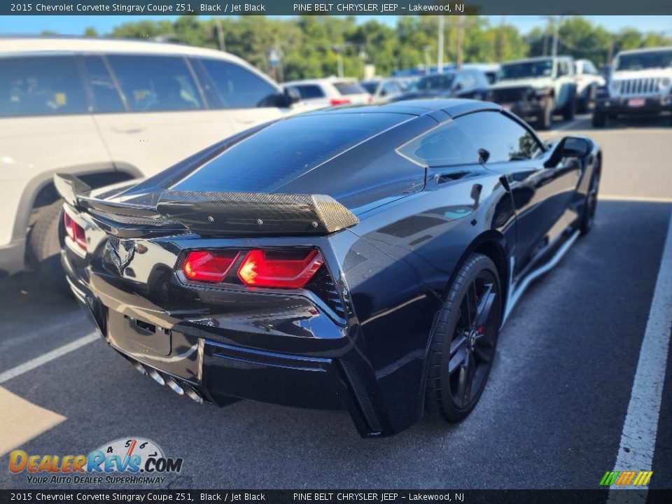 2015 Chevrolet Corvette Stingray Coupe Z51 Black / Jet Black Photo #3