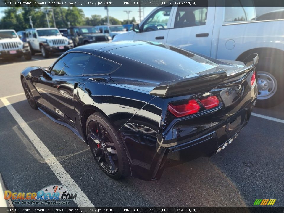 2015 Chevrolet Corvette Stingray Coupe Z51 Black / Jet Black Photo #4