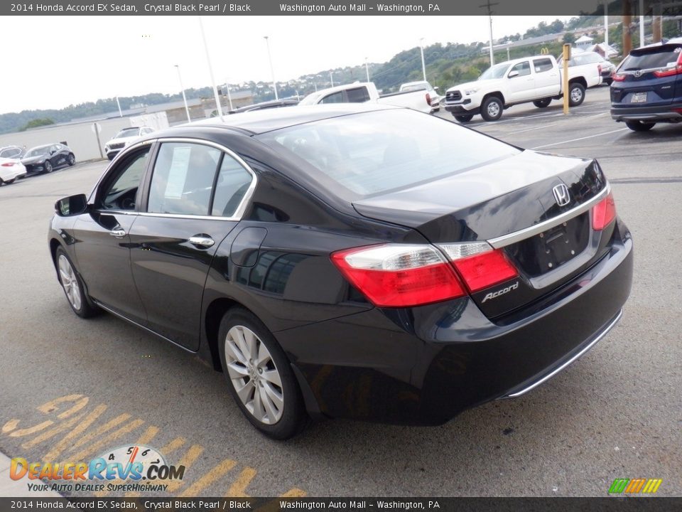 2014 Honda Accord EX Sedan Crystal Black Pearl / Black Photo #7