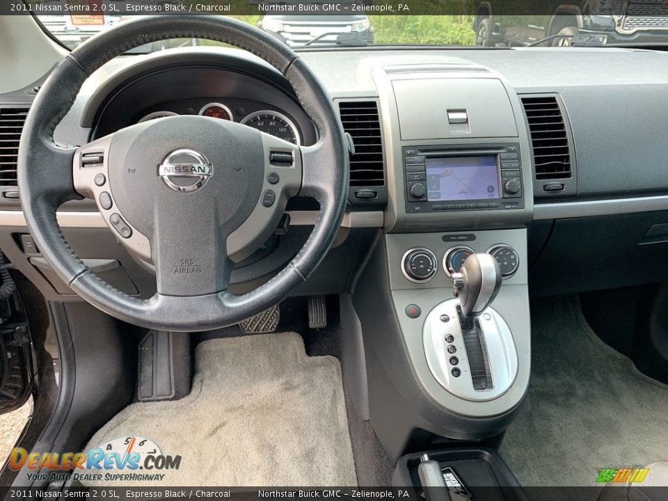 2011 Nissan Sentra 2.0 SL Espresso Black / Charcoal Photo #20