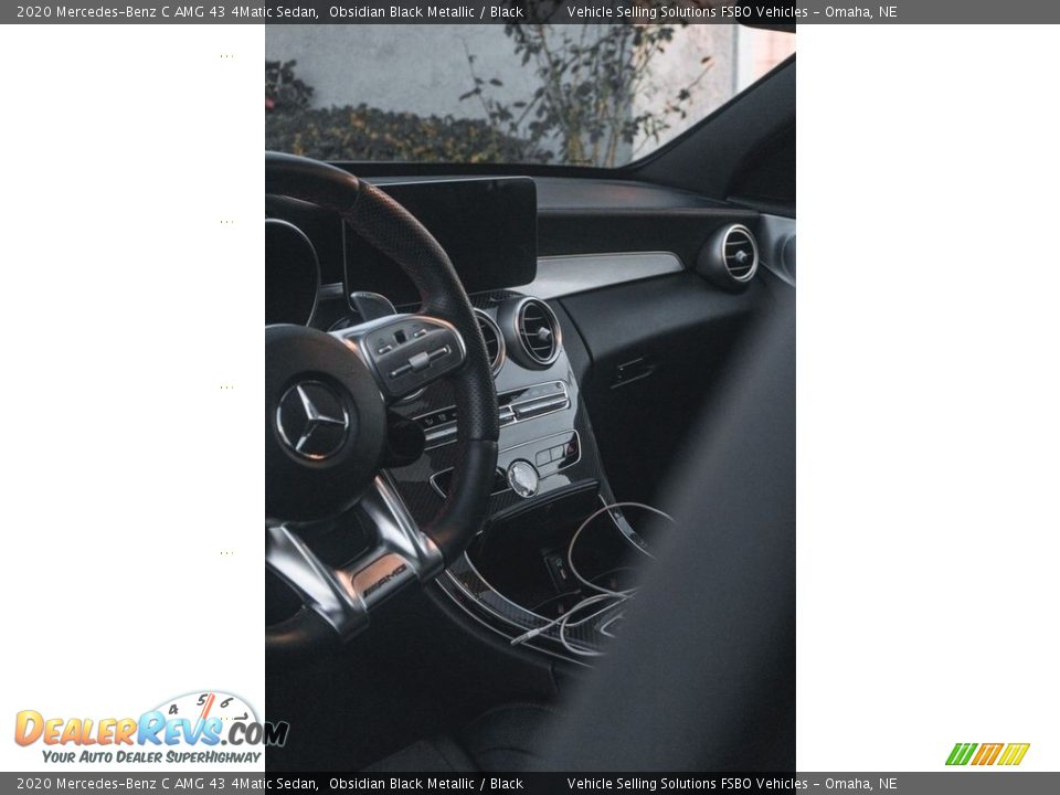 2020 Mercedes-Benz C AMG 43 4Matic Sedan Obsidian Black Metallic / Black Photo #6