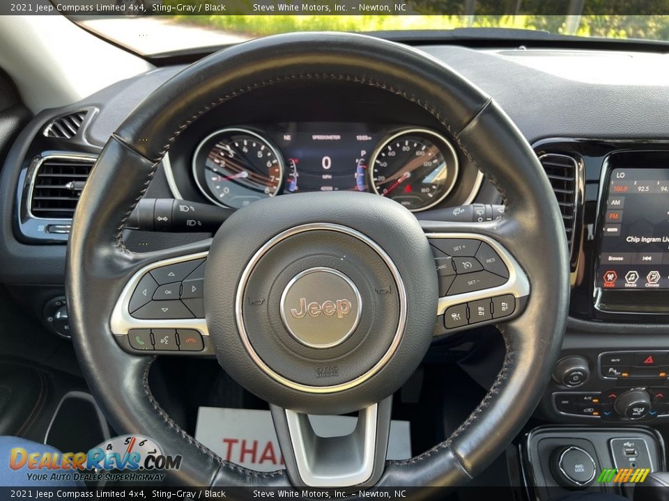 2021 Jeep Compass Limited 4x4 Steering Wheel Photo #18