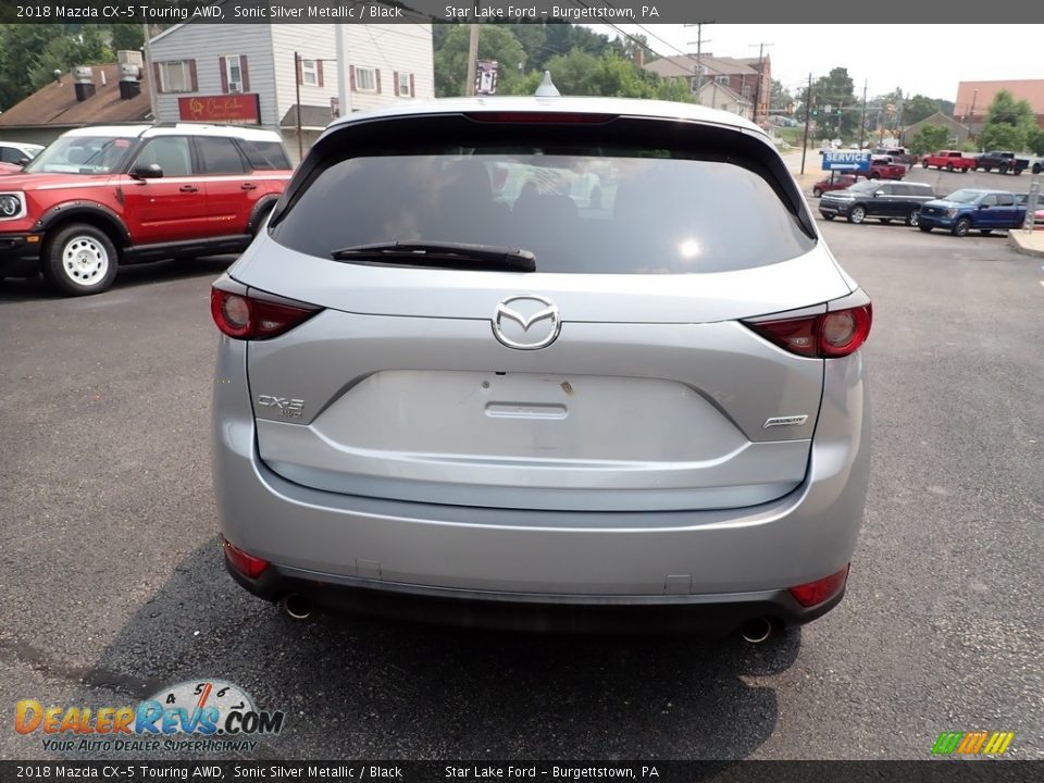 2018 Mazda CX-5 Touring AWD Sonic Silver Metallic / Black Photo #4