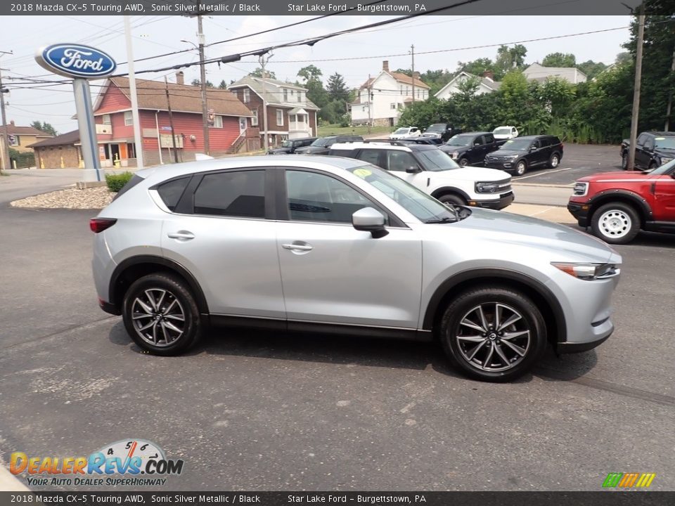 2018 Mazda CX-5 Touring AWD Sonic Silver Metallic / Black Photo #6