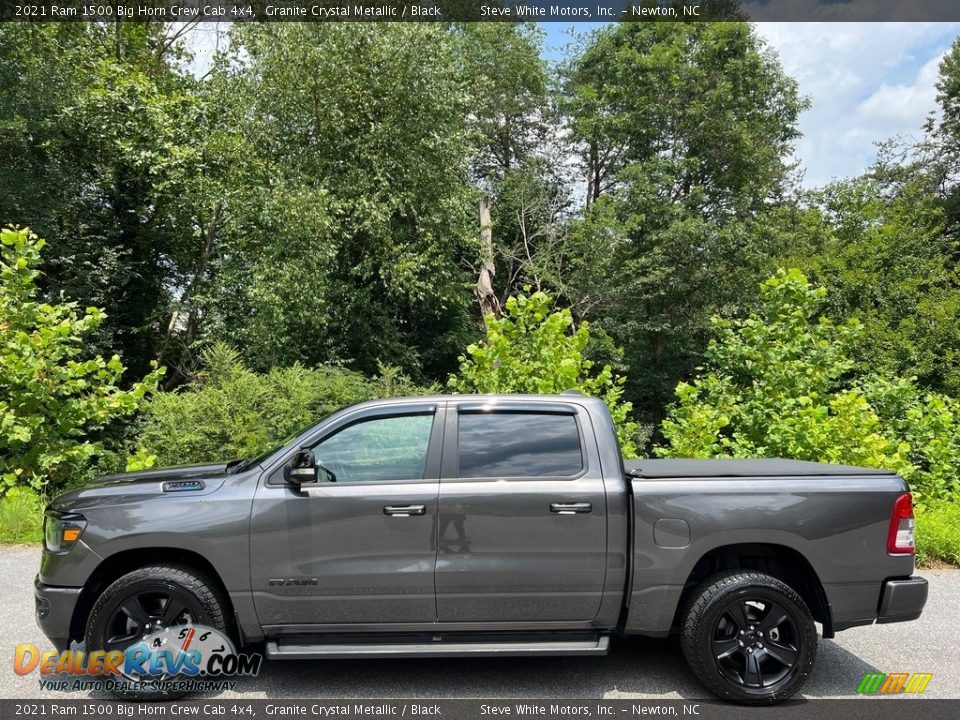 Granite Crystal Metallic 2021 Ram 1500 Big Horn Crew Cab 4x4 Photo #1