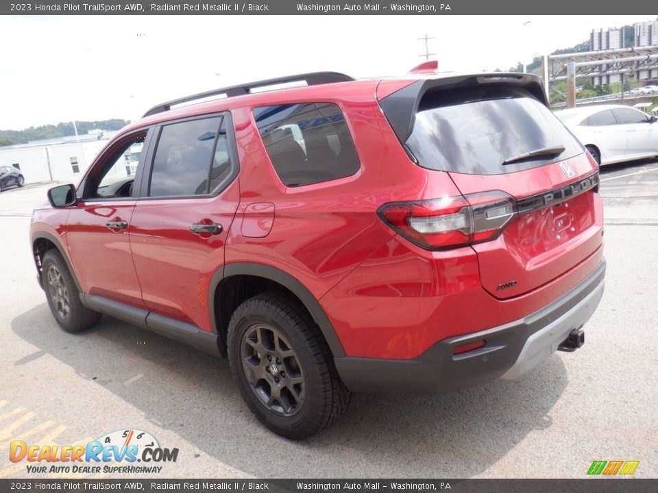 2023 Honda Pilot TrailSport AWD Radiant Red Metallic II / Black Photo #9