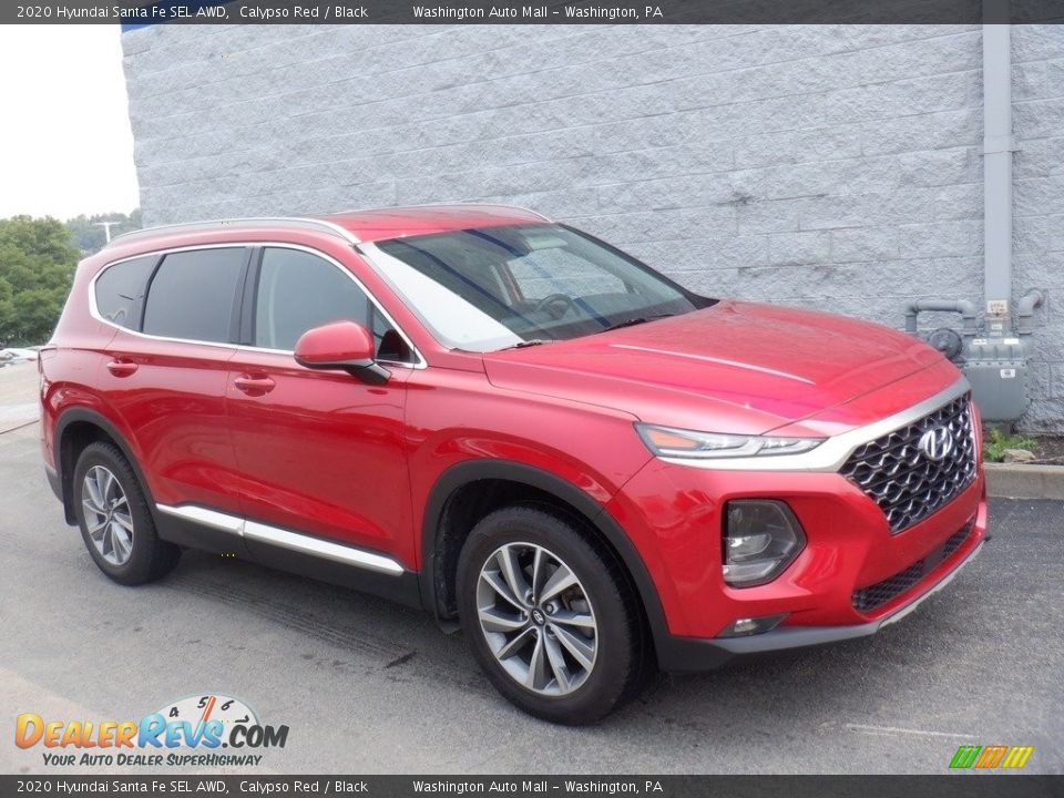 Front 3/4 View of 2020 Hyundai Santa Fe SEL AWD Photo #1