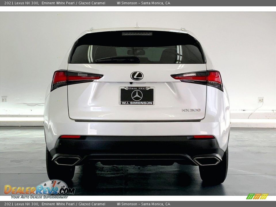 2021 Lexus NX 300 Eminent White Pearl / Glazed Caramel Photo #3