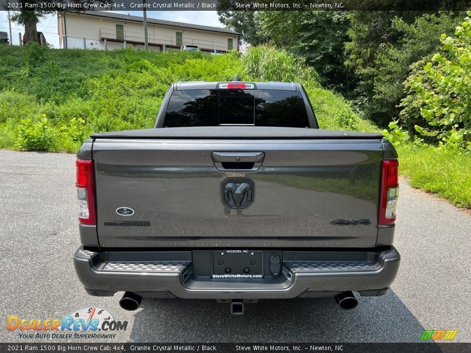 2021 Ram 1500 Big Horn Crew Cab 4x4 Granite Crystal Metallic / Black Photo #8