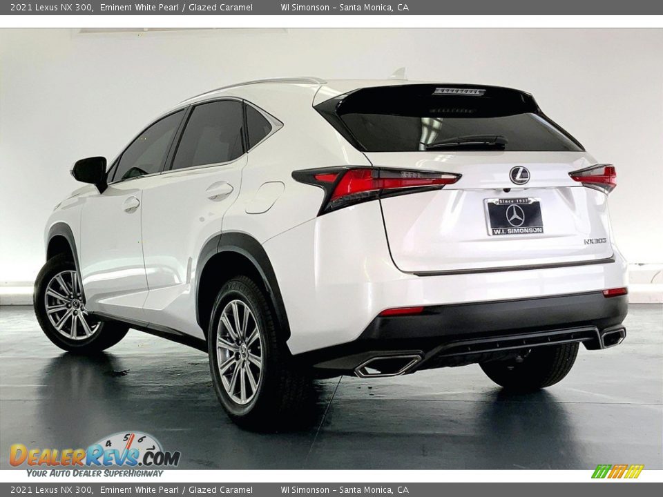 2021 Lexus NX 300 Eminent White Pearl / Glazed Caramel Photo #10