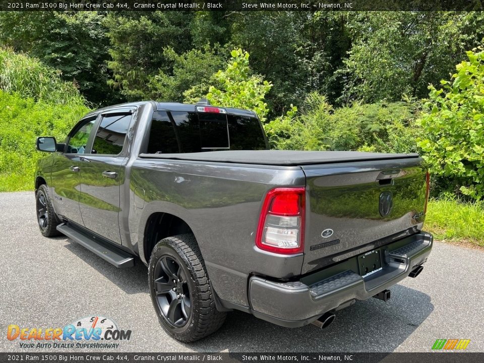 2021 Ram 1500 Big Horn Crew Cab 4x4 Granite Crystal Metallic / Black Photo #11