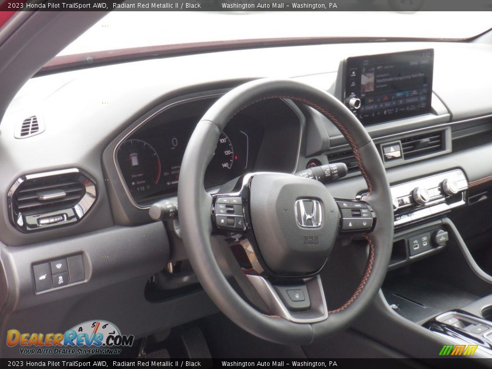 Dashboard of 2023 Honda Pilot TrailSport AWD Photo #21