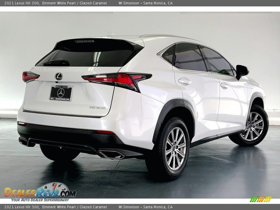 2021 Lexus NX 300 Eminent White Pearl / Glazed Caramel Photo #13