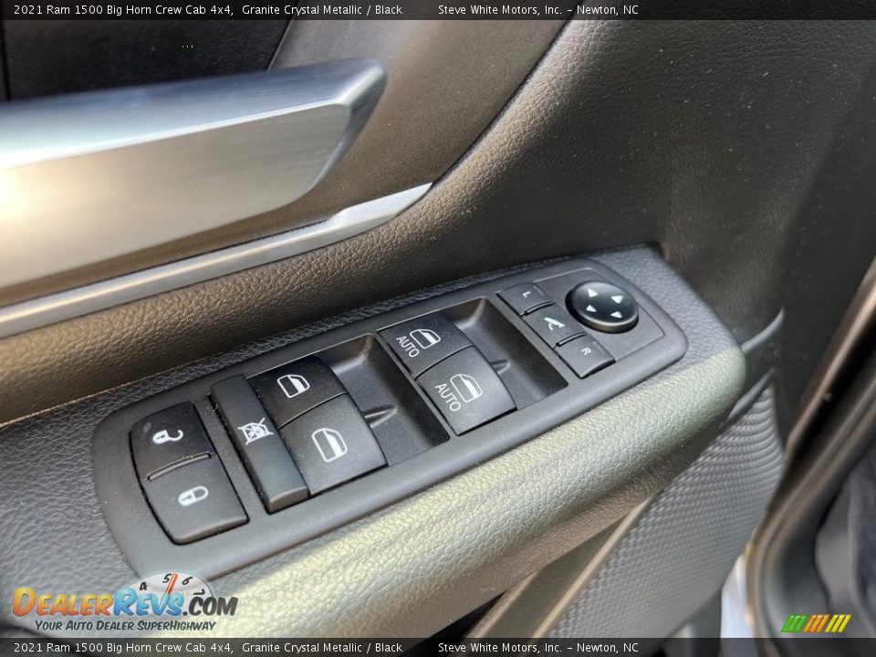 2021 Ram 1500 Big Horn Crew Cab 4x4 Granite Crystal Metallic / Black Photo #14