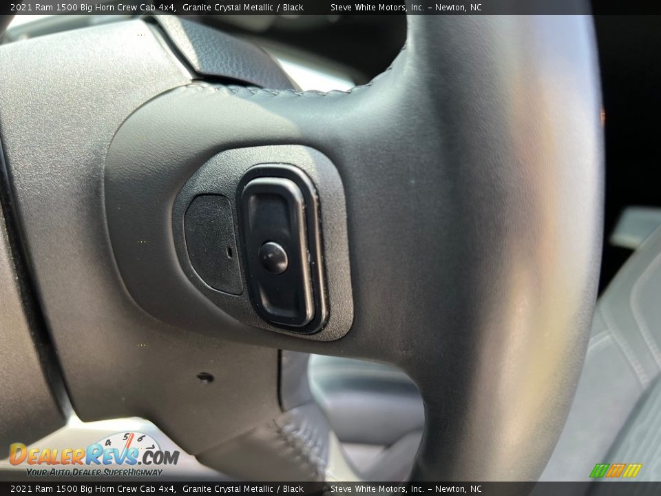 2021 Ram 1500 Big Horn Crew Cab 4x4 Granite Crystal Metallic / Black Photo #15