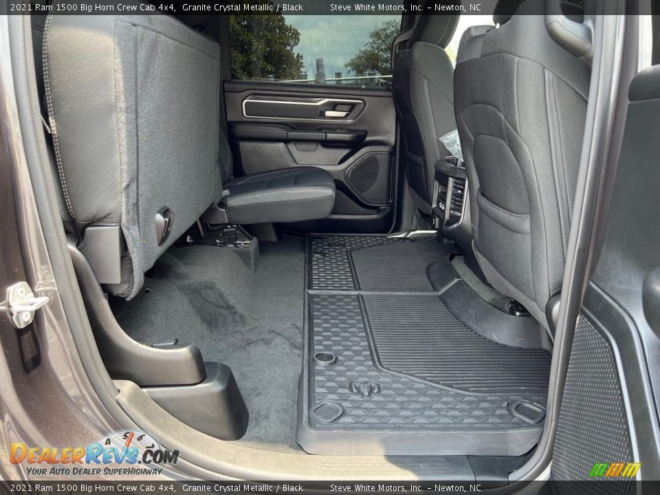 Rear Seat of 2021 Ram 1500 Big Horn Crew Cab 4x4 Photo #18