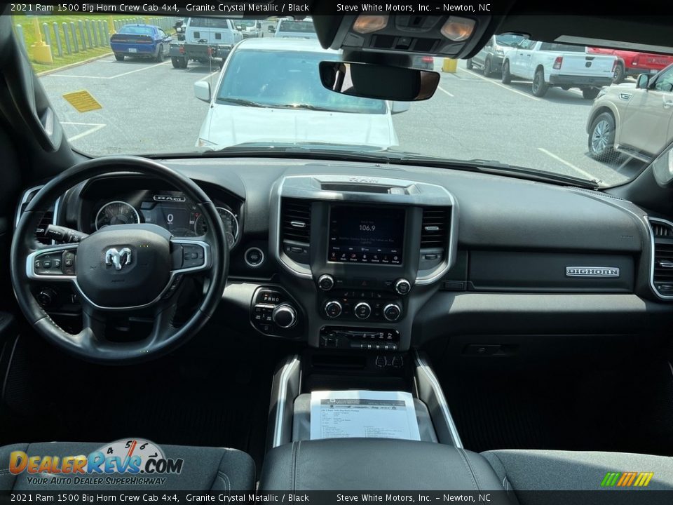 2021 Ram 1500 Big Horn Crew Cab 4x4 Granite Crystal Metallic / Black Photo #20