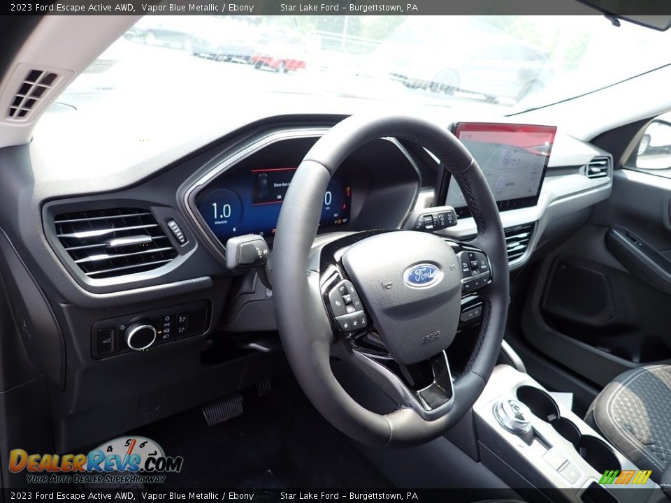 2023 Ford Escape Active AWD Vapor Blue Metallic / Ebony Photo #19