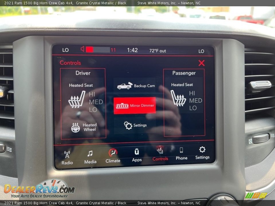 2021 Ram 1500 Big Horn Crew Cab 4x4 Granite Crystal Metallic / Black Photo #25