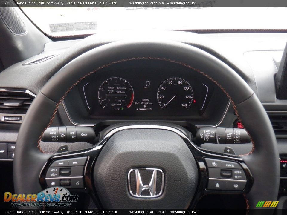 2023 Honda Pilot TrailSport AWD Steering Wheel Photo #34
