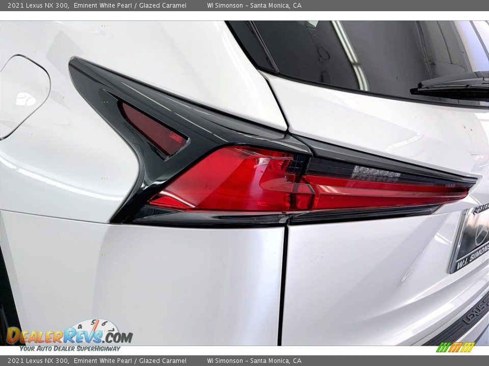 2021 Lexus NX 300 Eminent White Pearl / Glazed Caramel Photo #28