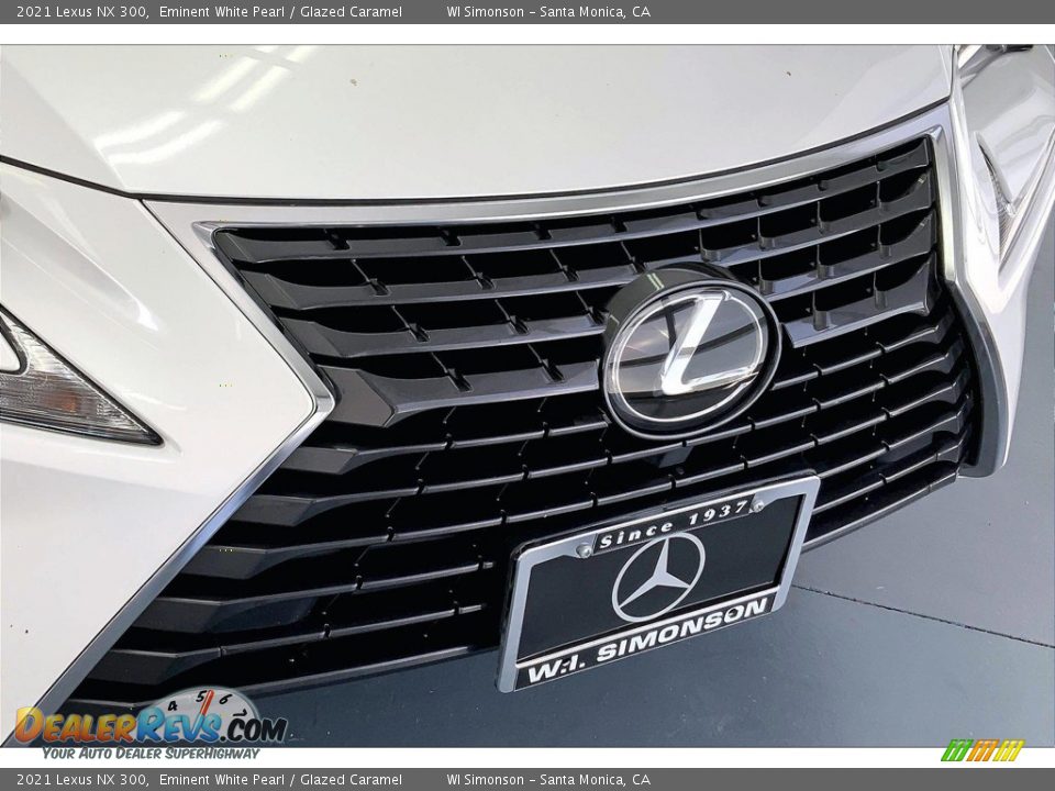 2021 Lexus NX 300 Eminent White Pearl / Glazed Caramel Photo #29