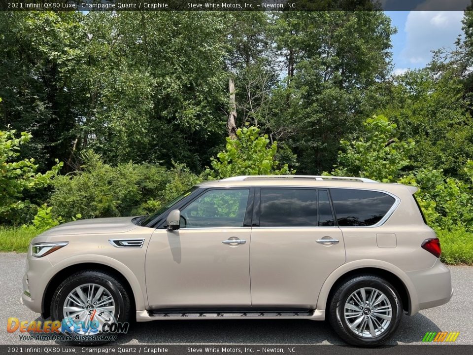 Champagne Quartz 2021 Infiniti QX80 Luxe Photo #1