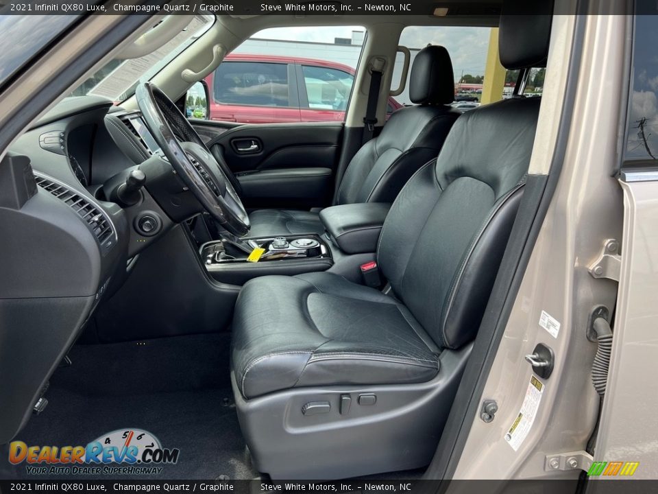 Front Seat of 2021 Infiniti QX80 Luxe Photo #10