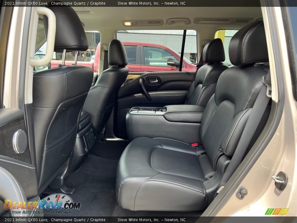 Rear Seat of 2021 Infiniti QX80 Luxe Photo #12