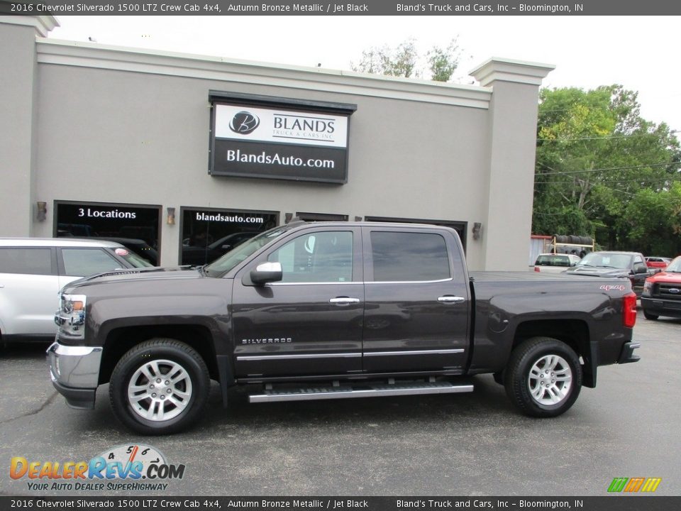 2016 Chevrolet Silverado 1500 LTZ Crew Cab 4x4 Autumn Bronze Metallic / Jet Black Photo #1