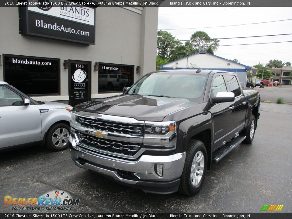 2016 Chevrolet Silverado 1500 LTZ Crew Cab 4x4 Autumn Bronze Metallic / Jet Black Photo #2