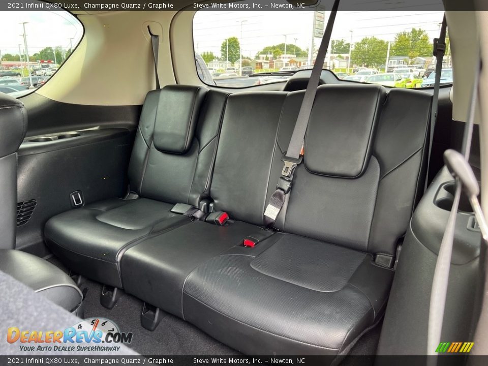 Rear Seat of 2021 Infiniti QX80 Luxe Photo #13