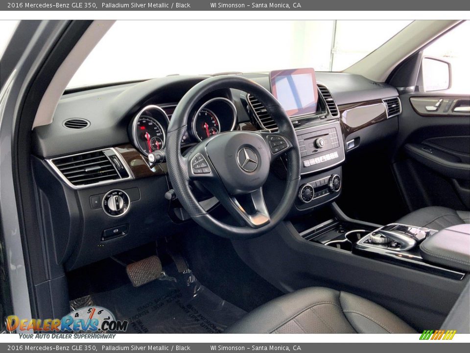 2016 Mercedes-Benz GLE 350 Palladium Silver Metallic / Black Photo #14