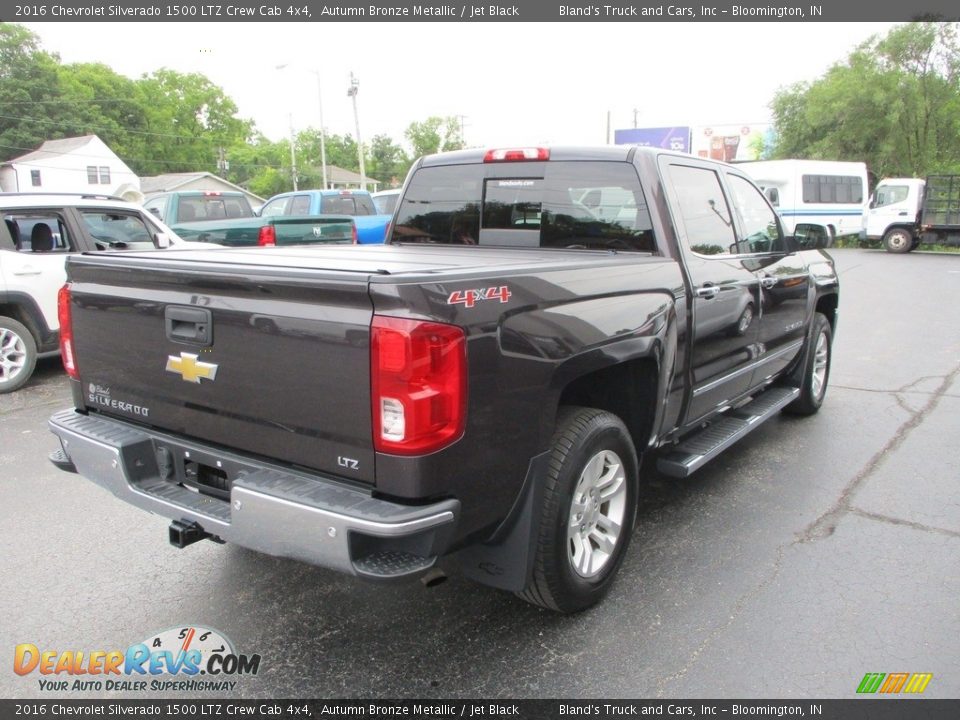 2016 Chevrolet Silverado 1500 LTZ Crew Cab 4x4 Autumn Bronze Metallic / Jet Black Photo #4