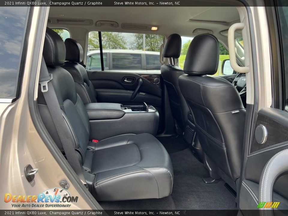 Rear Seat of 2021 Infiniti QX80 Luxe Photo #17