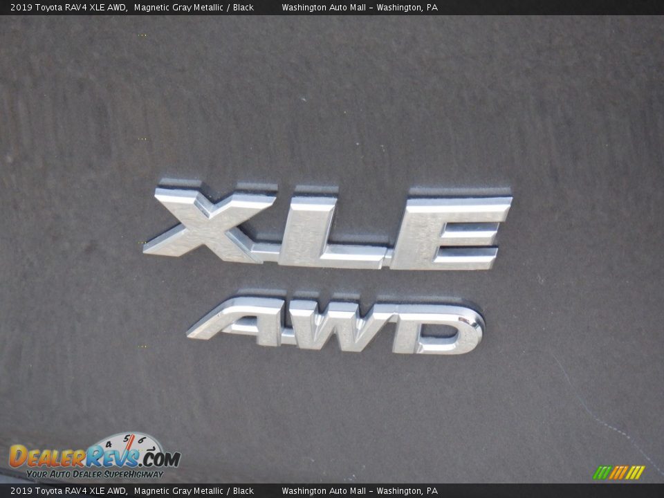 2019 Toyota RAV4 XLE AWD Magnetic Gray Metallic / Black Photo #22