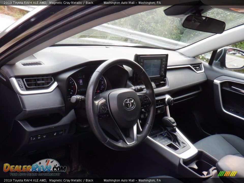 2019 Toyota RAV4 XLE AWD Magnetic Gray Metallic / Black Photo #24