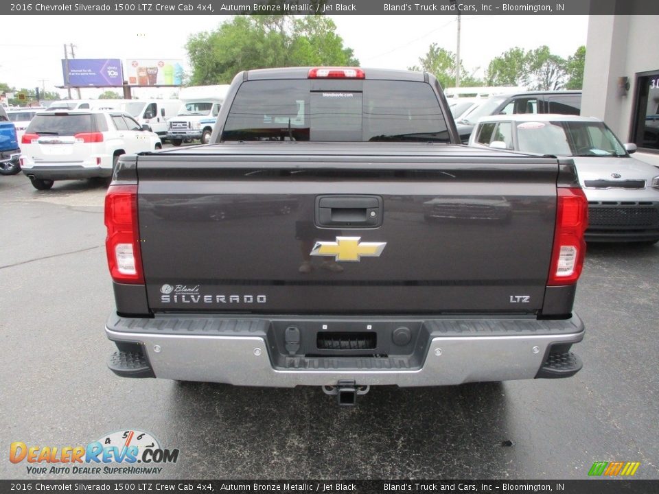 2016 Chevrolet Silverado 1500 LTZ Crew Cab 4x4 Autumn Bronze Metallic / Jet Black Photo #27