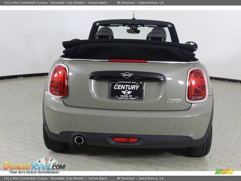 2021 Mini Convertible Cooper Moonwalk Gray Metallic / Carbon Black Photo #7