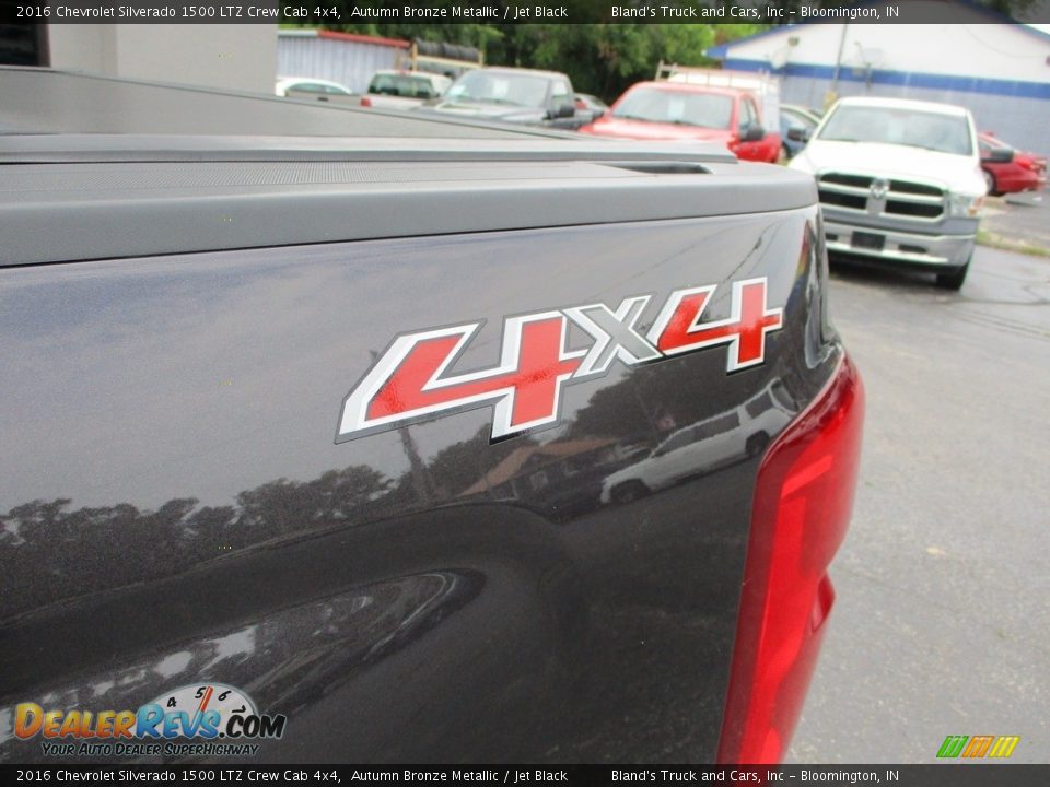 2016 Chevrolet Silverado 1500 LTZ Crew Cab 4x4 Autumn Bronze Metallic / Jet Black Photo #30