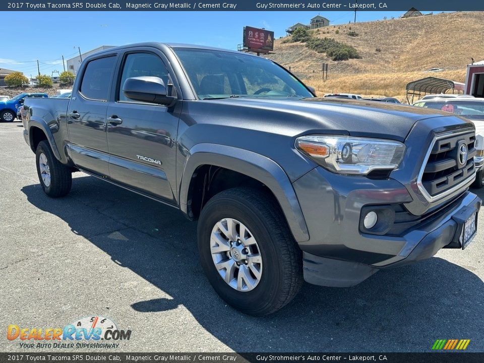 2017 Toyota Tacoma SR5 Double Cab Magnetic Gray Metallic / Cement Gray Photo #1