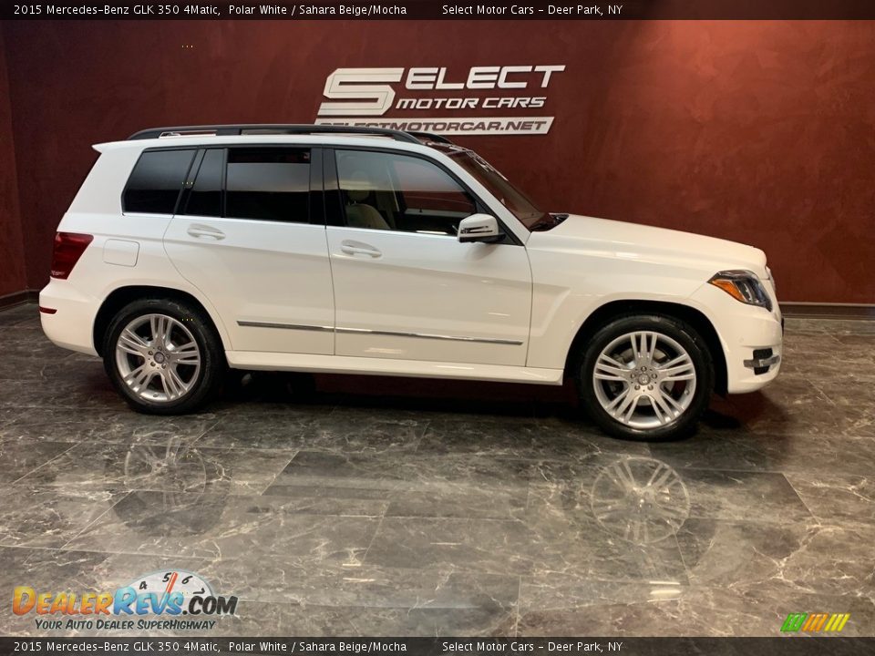 2015 Mercedes-Benz GLK 350 4Matic Polar White / Sahara Beige/Mocha Photo #4