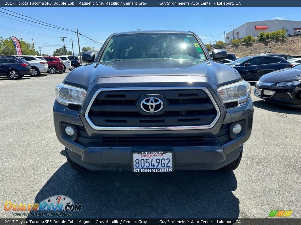 2017 Toyota Tacoma SR5 Double Cab Magnetic Gray Metallic / Cement Gray Photo #2