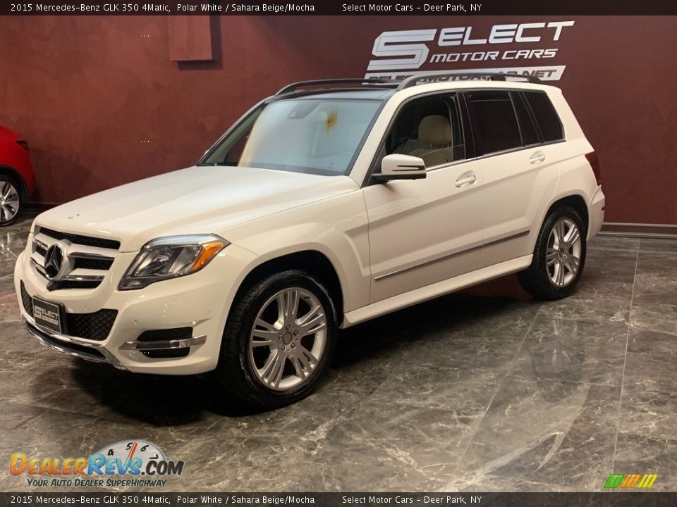 2015 Mercedes-Benz GLK 350 4Matic Polar White / Sahara Beige/Mocha Photo #6