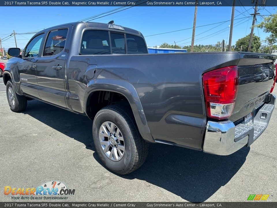 2017 Toyota Tacoma SR5 Double Cab Magnetic Gray Metallic / Cement Gray Photo #4