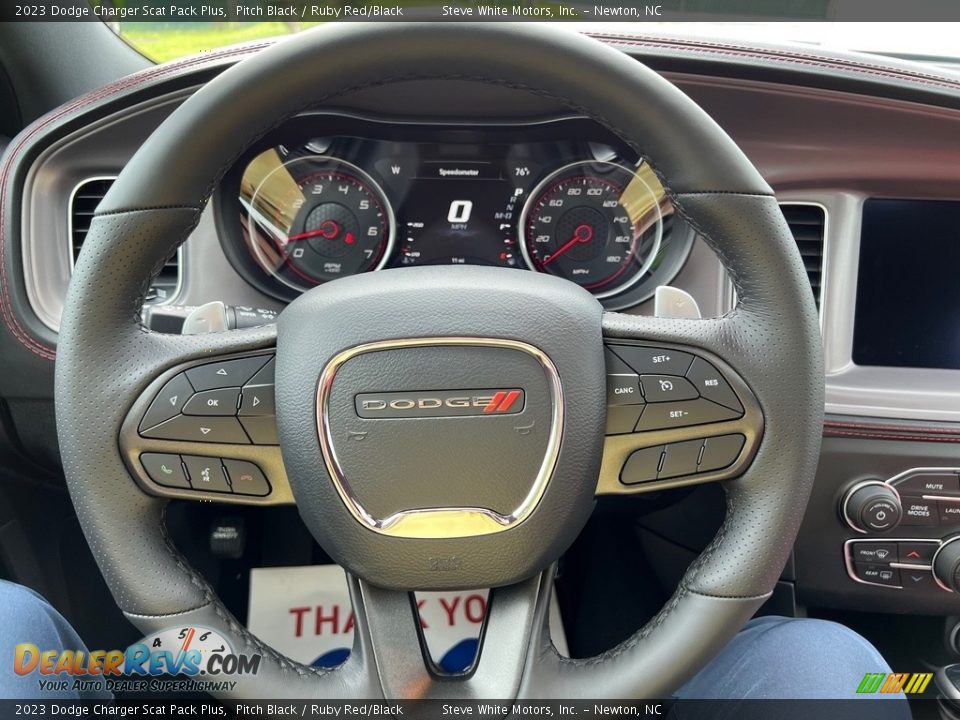 2023 Dodge Charger Scat Pack Plus Steering Wheel Photo #19