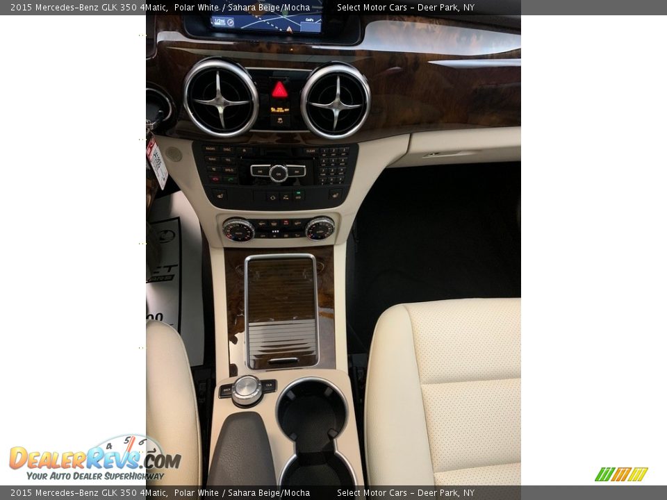 2015 Mercedes-Benz GLK 350 4Matic Polar White / Sahara Beige/Mocha Photo #13