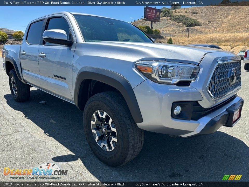 2019 Toyota Tacoma TRD Off-Road Double Cab 4x4 Silver Sky Metallic / Black Photo #1