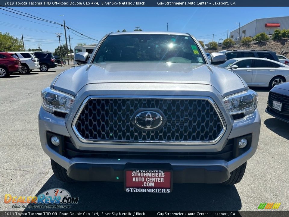 2019 Toyota Tacoma TRD Off-Road Double Cab 4x4 Silver Sky Metallic / Black Photo #2