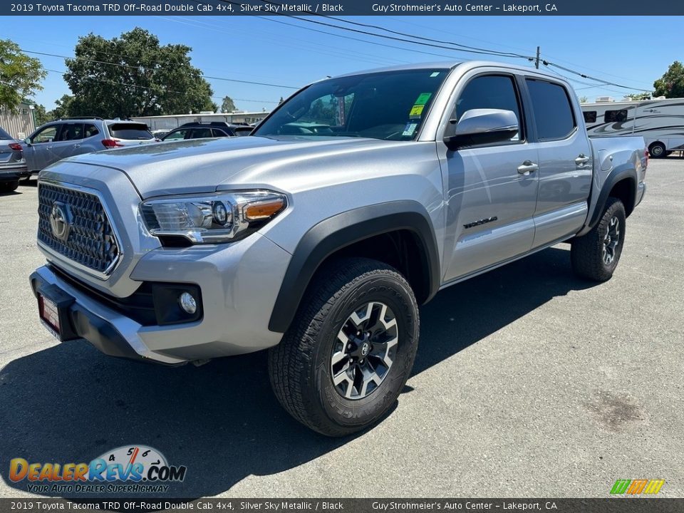 2019 Toyota Tacoma TRD Off-Road Double Cab 4x4 Silver Sky Metallic / Black Photo #3